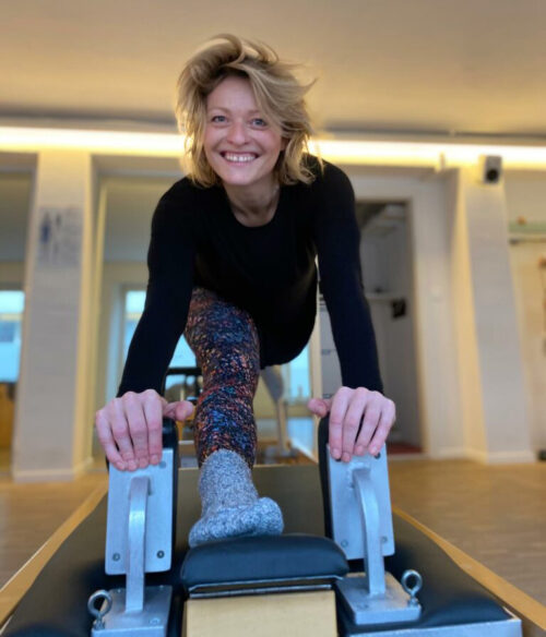 Susanne Kunz beim Pilates