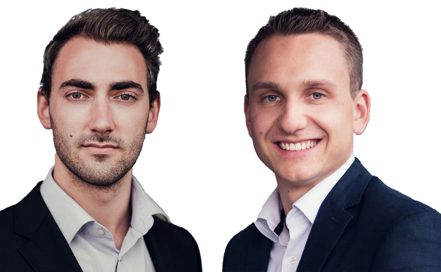 Die beiden Geschäftsführer Dominik Brennsteiner (links)  Markus J. Ronacher.