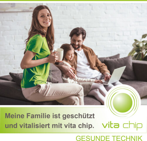 Vita Chip Banner mit Familie