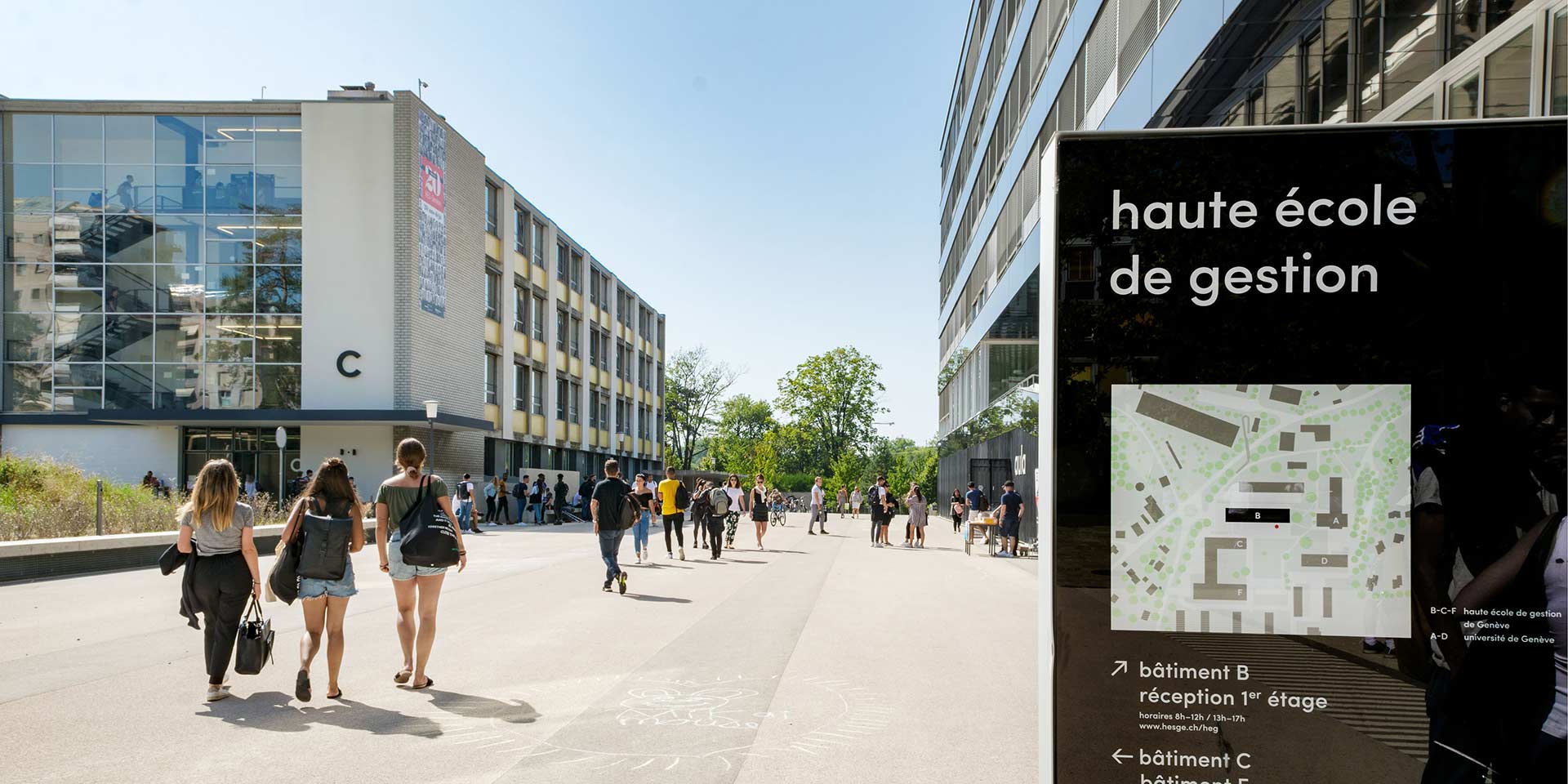 hesge, environnement de travail