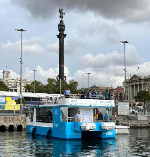 solar-elektrische Fähre in Barcelona