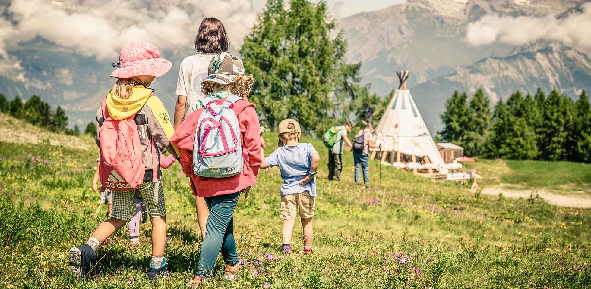 oursons marche enfants tipi animatrice