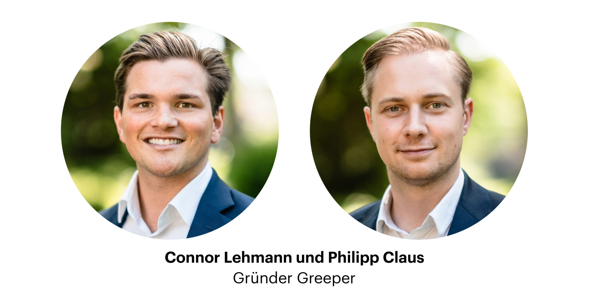 Connor Lehmann und Philipp Claus, Gründer Greeper