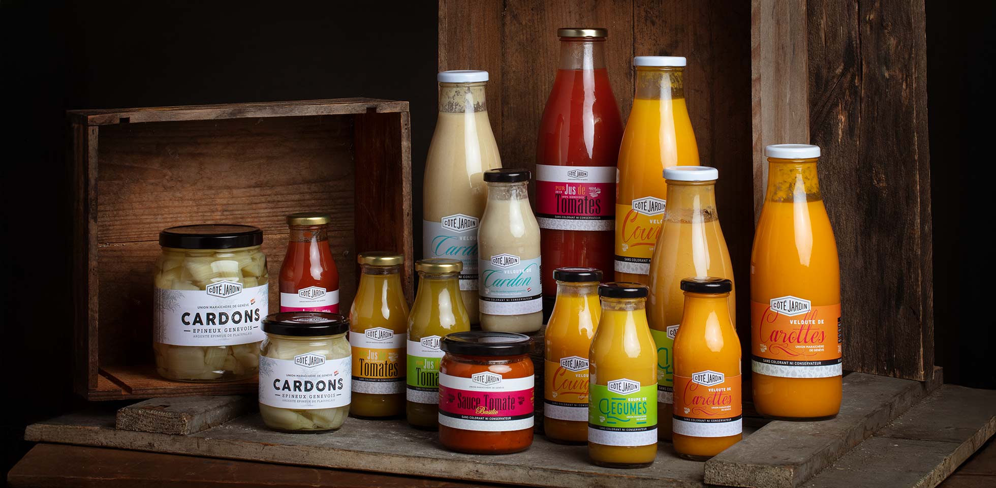 produits de umg côté jardin. valoriser chaque légume