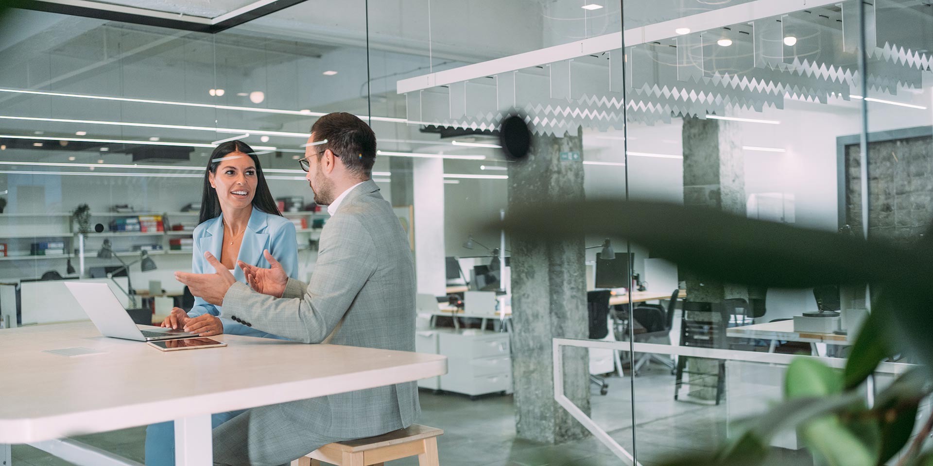 geschäftspartner in meetings