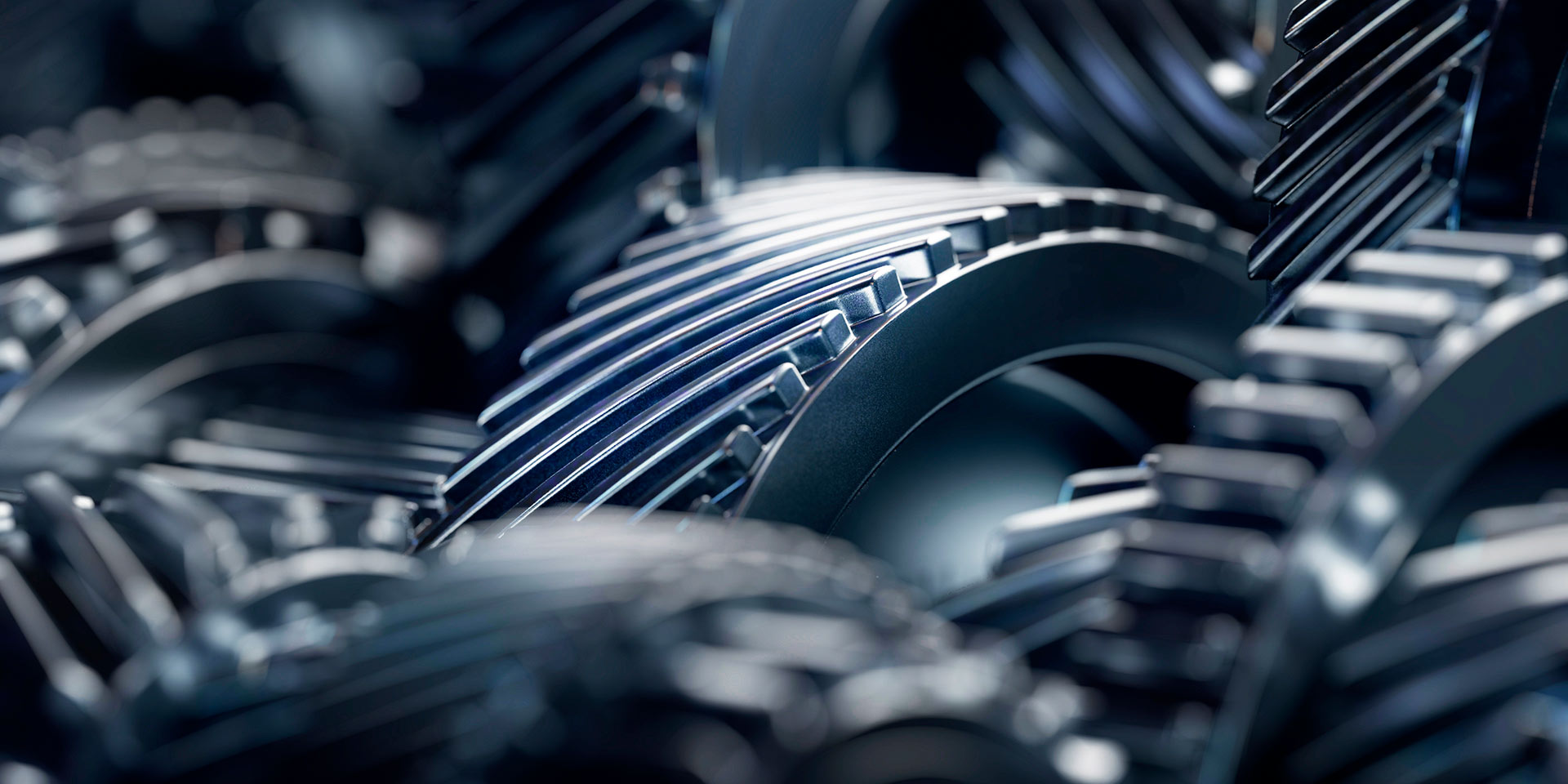 3d abbildung des motors zahnrä