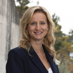Delphine Bachmann, conseillère d’Etat genevoise, chargée du Département de l’économie, de l’emploi et de l’énergie
